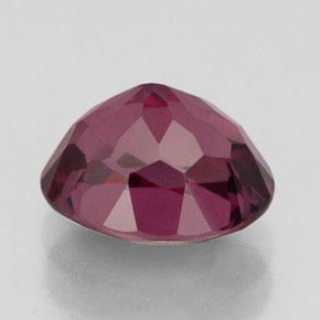 Rhodolite Garnet Gemstone in 8.9 x 7.4 mm Size for Sale, Rhodolite Garnet Stone in Raspberry Red Color
