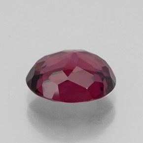 Rhodolite Garnet Gemstone in 9.3 x 7.7 mm Size for Sale, Rhodolite Garnet Stone in Raspberry Red Color