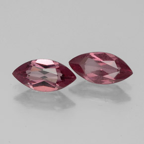 1.29 ct Red Rhodolite Garnet Stone, Natural Rhodolite Garnet in Marquise Facet Shape for Sale