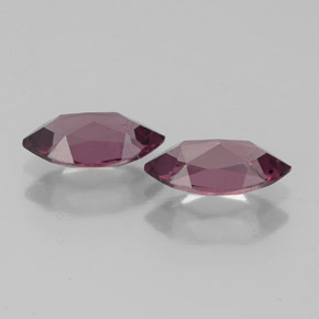 Rhodolite Garnet Gemstone in 8 x 4 mm (calibrated) Size for Sale, Rhodolite Garnet Stone in Raspberry Red Color