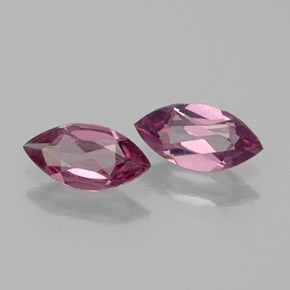 0.79 ct Red Rhodolite Garnet Stone, Natural Rhodolite Garnet in Marquise Facet Shape for Sale