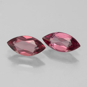 0.82 ct Red Rhodolite Garnet Stone, Natural Rhodolite Garnet in Marquise Facet Shape for Sale