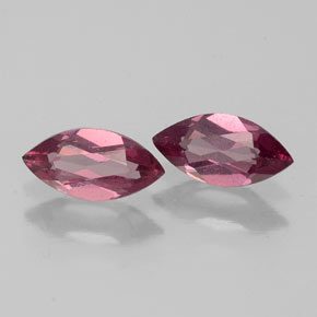 0.84 ct Red Rhodolite Garnet Stone, Natural Rhodolite Garnet in Marquise Facet Shape for Sale