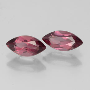 0.98 ct Red Rhodolite Garnet Stone, Natural Rhodolite Garnet in Marquise Facet Shape for Sale