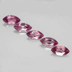 3.60 ct Red Rhodolite Garnet Stone, Natural Rhodolite Garnet in Marquise Facet Shape for Sale