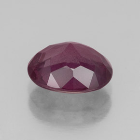 Rhodolite Garnet Gemstone in 9.3 x 7.5 mm Size for Sale, Rhodolite Garnet Stone in Pinkish Purple Color