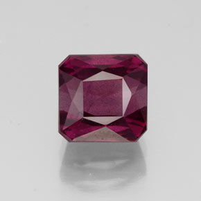 2.40 ct Red Rhodolite Garnet Gemstone, Rhodolite Garnet Gem in Octagon / Scissor Cut Shape for Sale.