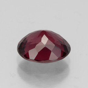 Rhodolite Garnet Gemstone in 8.4 x 7.1 mm Size for Sale, Rhodolite Garnet Stone in Raspberry Red Color