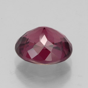 Rhodolite Garnet Gemstone in 8.9 x 7.6 mm Size for Sale, Rhodolite Garnet Stone in Raspberry Red Color