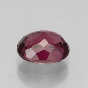 Rhodolite Garnet Gemstone in 8.3 x 6.7 mm Size for Sale, Rhodolite Garnet Stone in Raspberry Red Color