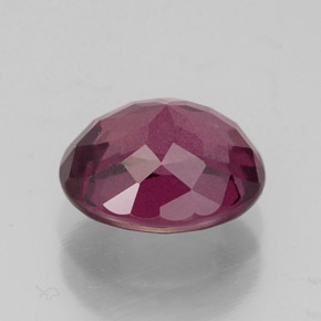 Rhodolite Garnet Gemstone in 8.6 x 7.4 mm Size for Sale, Rhodolite Garnet Stone in Raspberry Red Color