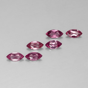 2.24 ct Violet Rhodolite Garnet Stone, Natural Rhodolite Garnet in Marquise Facet Shape for Sale