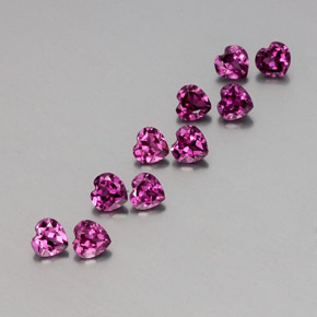 0.3ct Heart Facet Raspberry Red Rhodolite Garnet for sale thumb image of 0.3ct Heart Facet Raspberry Red Rhodolite Garnet (ID: 353379)