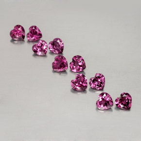 0.3ct Heart Facet Raspberry Red Rhodolite Garnet Gem for sale 0.3ct Heart Facet Raspberry Red Rhodolite Garnet Gem (ID: 353393)