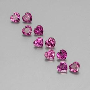 0.3ct Heart Facet Raspberry Red Rhodolite Garnet for sale thumb image of 0.3ct Heart Facet Raspberry Red Rhodolite Garnet (ID: 353662)