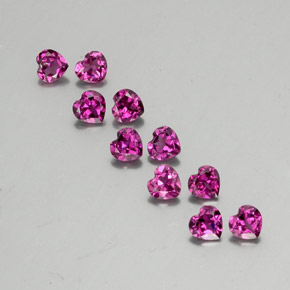 0.3ct Heart Facet Raspberry Red Rhodolite Garnet for sale thumb image of 0.3ct Heart Facet Raspberry Red Rhodolite Garnet (ID: 353680)
