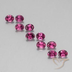 4.46ctw Natural Deep Purple Rhodolite Garnet, Oval, VS