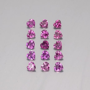 0.2ct Heart Facet Raspberry Red Rhodolite Garnet Gem for sale 0.2ct Heart Facet Raspberry Red Rhodolite Garnet Gem (ID: 353800)