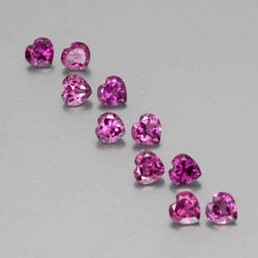 0.3ct Heart Facet Raspberry Red Rhodolite Garnet for sale thumb image of 0.3ct Heart Facet Raspberry Red Rhodolite Garnet (ID: 353830)
