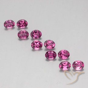 4.23ctw Natural Reddish Purple Rhodolite Garnet, Oval, VS
