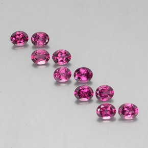 Deep Purple Rhodolite Garnet Gem - 0.4ct Oval Facet (ID: 353854)