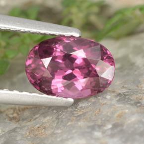1.6ct Oval Facet Raspberry Red Rhodolite Garnet for sale thumb image of 1.6ct Oval Facet Raspberry Red Rhodolite Garnet (ID: 355951)