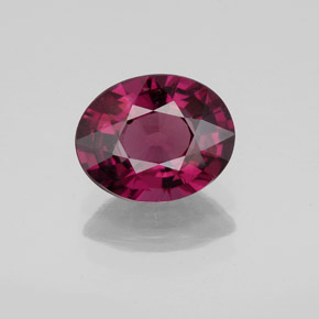 Темно-красный Родолит Гранат Камень - 2.4ct Фасетный Овал (ID: 357722)