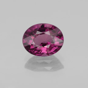 Reddish Purple Rhodolite Garnet Gem - 2ct Oval Facet (ID: 357724)