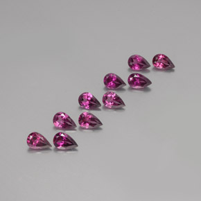 0.4ct Pear Facet Raspberry Red Rhodolite Garnet for sale thumb image of 0.4ct Pear Facet Raspberry Red Rhodolite Garnet (ID: 357993)
