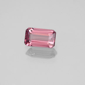0.76 ct Red Rhodolite Garnet Stone, Natural Rhodolite Garnet in Octagon Facet Shape for Sale