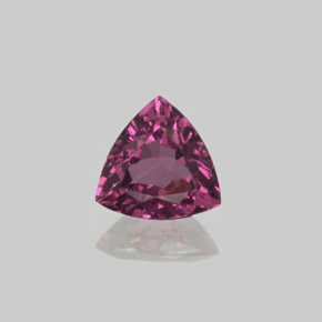 1.20 ct Red Rhodolite Garnet Gemstone, Rhodolite Garnet Gem in Trillion Facet Shape for Sale.