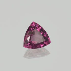 1.20 ct Red Rhodolite Garnet Stone, Natural Rhodolite Garnet in Trillion Facet Shape for Sale
