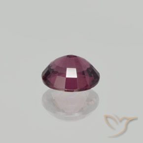Rhodolite Garnet Gemstone in 7.5 x 6.6 mm Size for Sale, Rhodolite Garnet Stone in Dark Purple Color