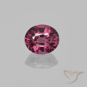 1.52ct Natural Magenta-Pink Rhodolite Garnet, Oval, VS