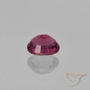 Rhodolite Garnet Gemstone in 7.1 x 6.1 mm Size for Sale, Rhodolite Garnet Stone in Magenta-Pink Color