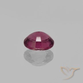 Rhodolite Garnet Gemstone in 7.1 x 6.1 mm Size for Sale, Rhodolite Garnet Stone in Medium Purple Color