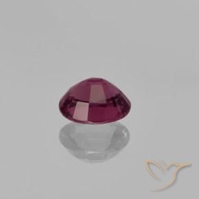 Rhodolite Garnet Gemstone in 7.1 x 6 mm Size for Sale, Rhodolite Garnet Stone in Deep Purple Color