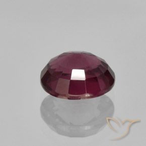 Rhodolite Garnet Gemstone in 7.6 x 6.5 mm Size for Sale, Rhodolite Garnet Stone in Medium Purple Color