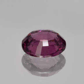 Rhodolite Garnet Gemstone in 7.6 x 6.4 mm Size for Sale, Rhodolite Garnet Stone in Deep Purple Color
