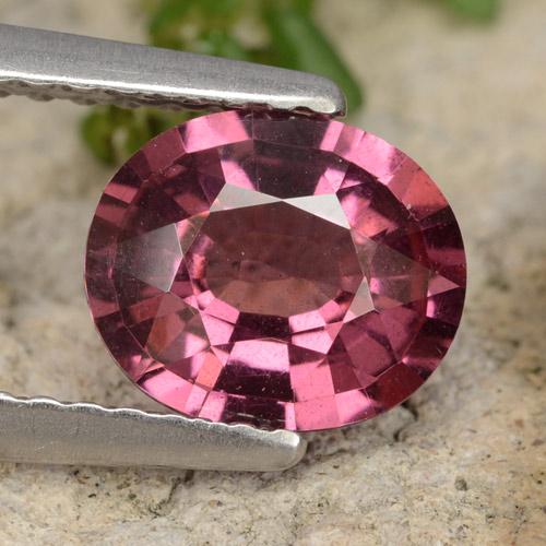 Pink Berry Purple Rhodolit-Granat Edelstein - 1.4ct Oval facettiert (ID: 365518)