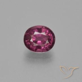 1.71ct Natural Rapberry Red Rhodolite Garnet, Oval, VS