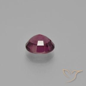 Rhodolite Garnet Gemstone in 7.4 x 6.4 mm Size for Sale, Rhodolite Garnet Stone in Rapberry Red Color