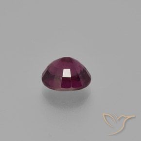 Rhodolite Garnet Gemstone in 7.7 x 6.7 mm Size for Sale, Rhodolite Garnet Stone in Dark Purple Color