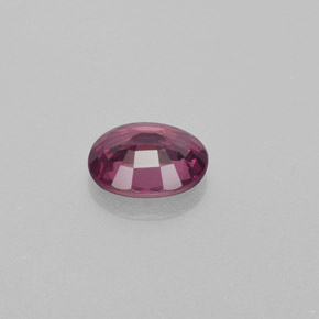 Rhodolite Garnet Gemstone in 9.2 x 7.6 mm Size for Sale, Rhodolite Garnet Stone in Raspberry Red Color