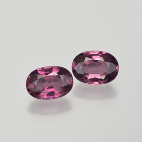 Deep Magenta-Pink Rhodolite Garnet Gem - 1.1ct Oval Facet (ID: 369629)