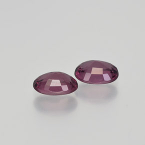 Rhodolite Garnet Gemstones in 7.2 x 5.2 mm Size for Sale, Rhodolite Garnet Stones in Deep Magenta-Pink Color