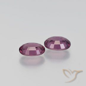 Rhodolite Garnet Gemstones in 7 x 5 mm (calibrated) Size for Sale, Rhodolite Garnet Stones in Grape Color