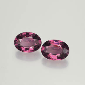 1.88 ctw Purple Rhodolite Garnet Stones, Natural Rhodolite Garnet in Oval Facet Shape for Sale