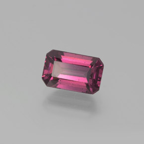 1.68 ct Red Rhodolite Garnet Stone, Natural Rhodolite Garnet in Octagon Facet Shape for Sale