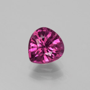 1.43 ct Red Rhodolite Garnet Gemstone, Rhodolite Garnet Gem in Pear Facet Shape for Sale.